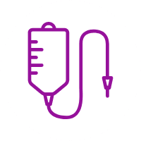 An infusion IV icon.